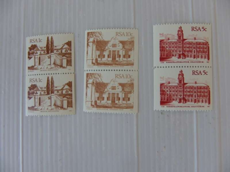 RSA 4th Definitive Series (1982) - Mint Coil Set in Pairs