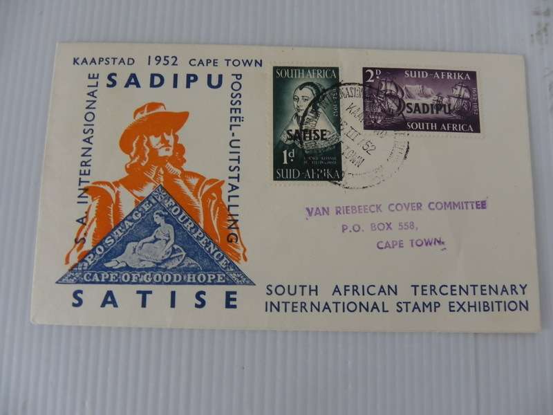 Union (1952) - Landing of Jan van Riebeeck SADIPU Illustrated FDC