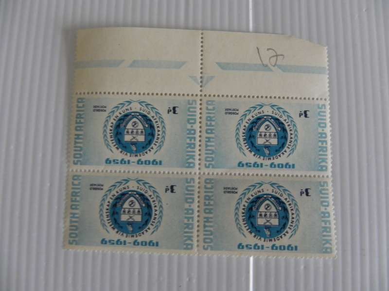 Union (1959) - 50th Anniversary of SA Academy of Science and Art Mint Arrow Block