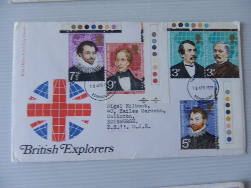 Great Britain (1973) - British Explorers Illustrated FDC