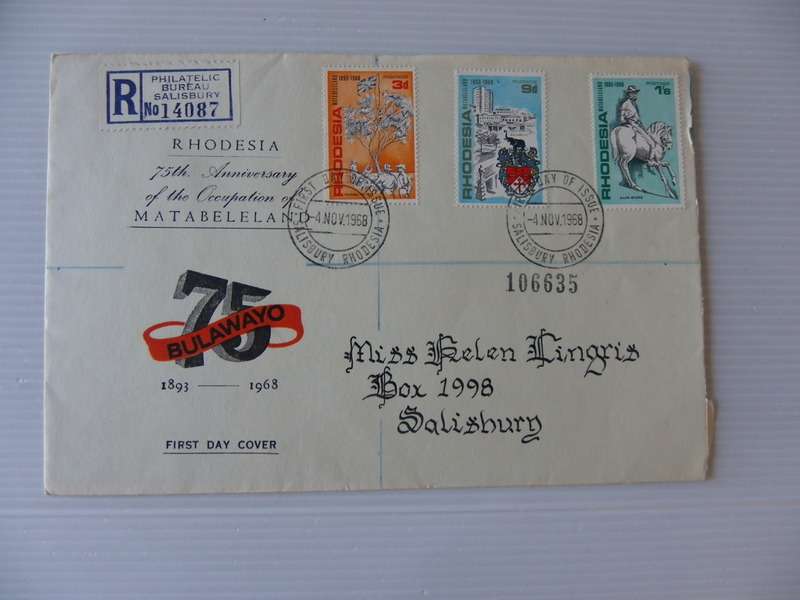Rhodesia (1968) - Matabeleland Illustrated FDC