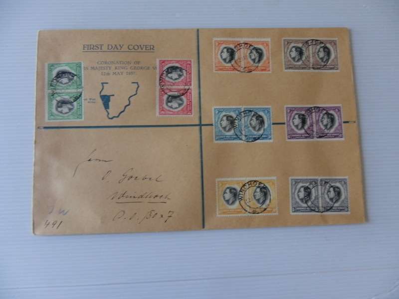 SWA (1937) - Coronation of King George VI Illustrated FDC