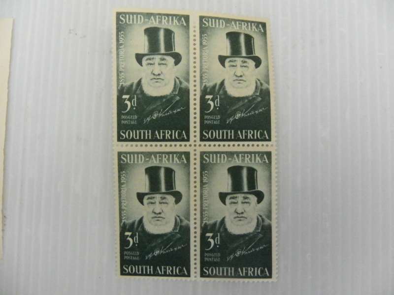 Union (1955) - Centenary of Pretoria 3d Mint Block