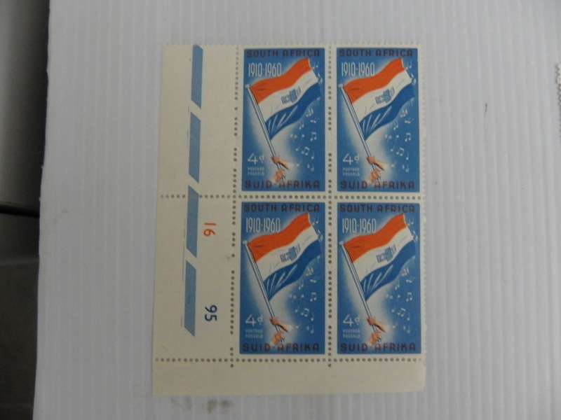 Union (1960) - 50th Anniversary of the Union 4d Mint Control Block
