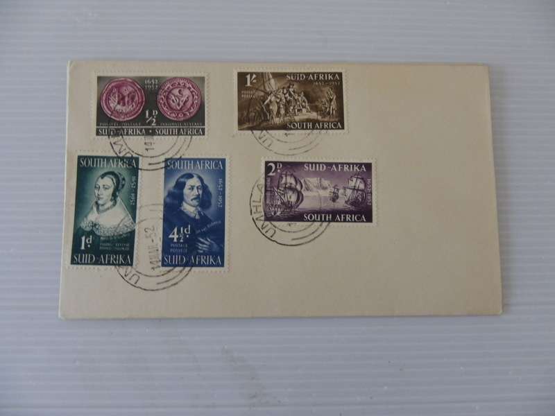 Union (1952) -  Landing of Jan van Riebeeck Private FDC