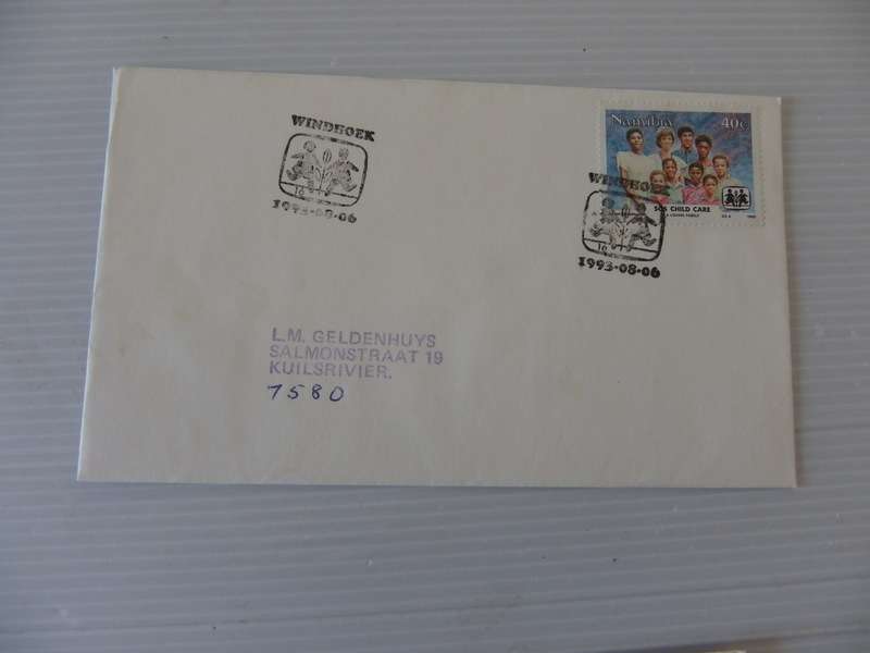Namibia 1.16 (1993) - Children's Village Care Private FDC with Official Cancel