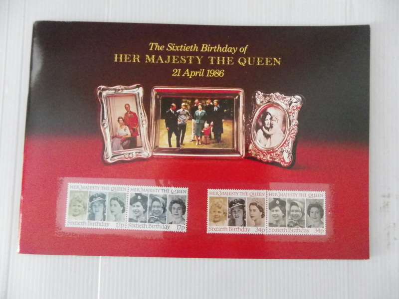Great Britain (1986) - 60th Birthday of Queen Elizabeth Booklet with Stamps