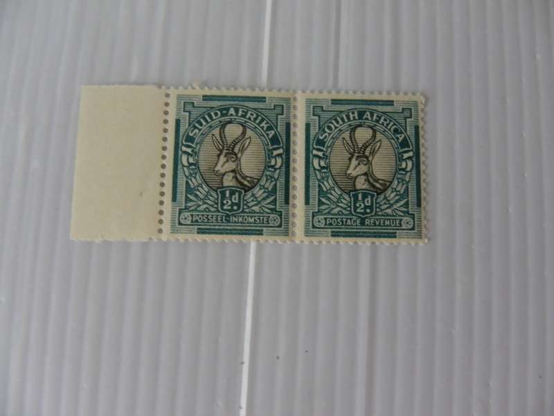 Union Pictorials - 1/2d Mint Marginal Pair