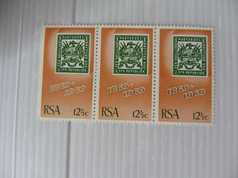 RSA 1.12 (1969) - 100th Anniversary of ZAR 12 1/2 c Mint Block
