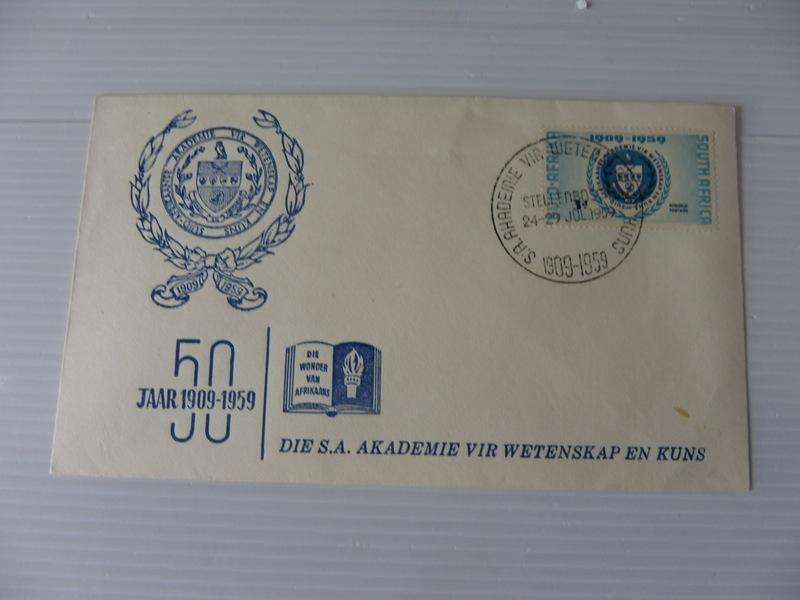 Union (1959) - 50th Anniversary of SA Academy of Science and Art Illustrated FDC