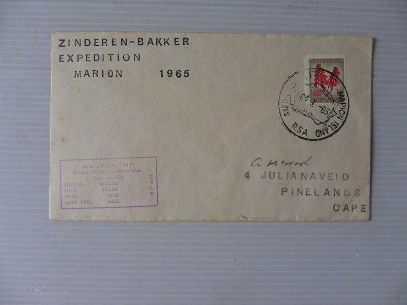 RSA (1965) - Zinderen Expedition Illustrated FDC