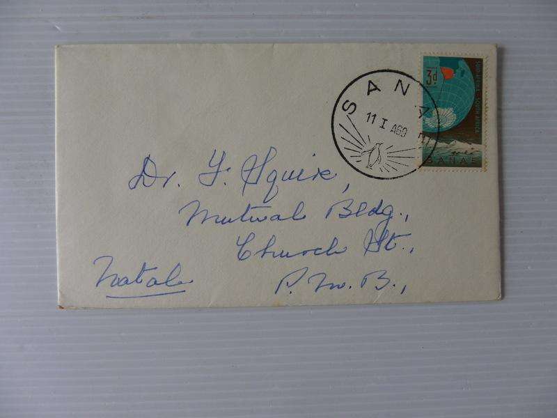Union (1960) - SANAE Private FDC with Special Cancel