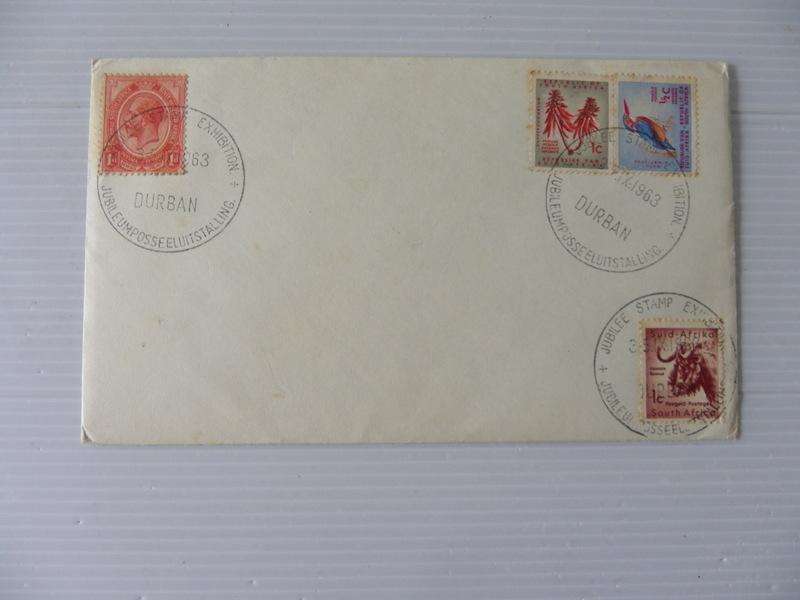 RSA (1963) - Durban Jubilee Stamp Exhibition Private FDC
