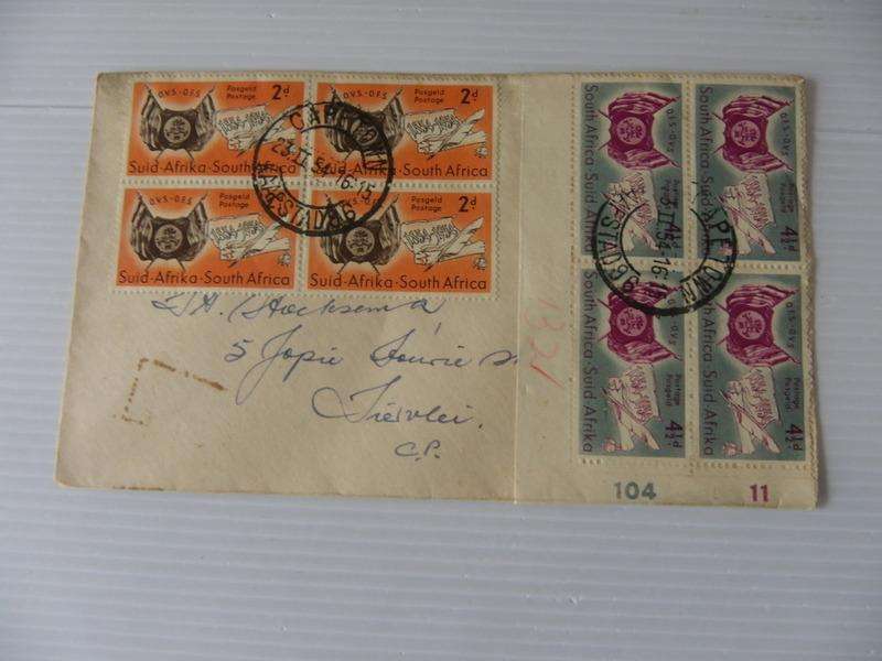 Union (1954) - Centenary of Orange Free State Private FDC