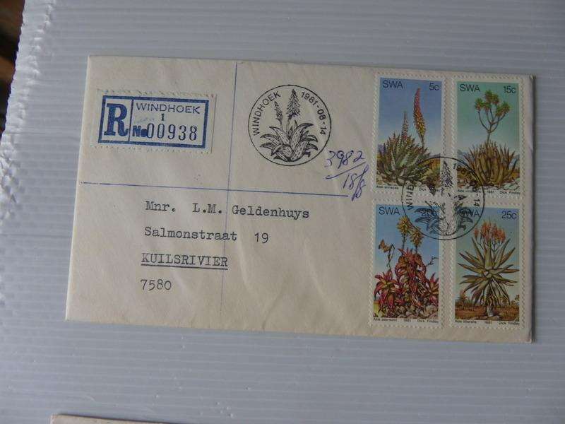 SWA 1.33 (1981) - Aloes Private FDC with Official Cancel