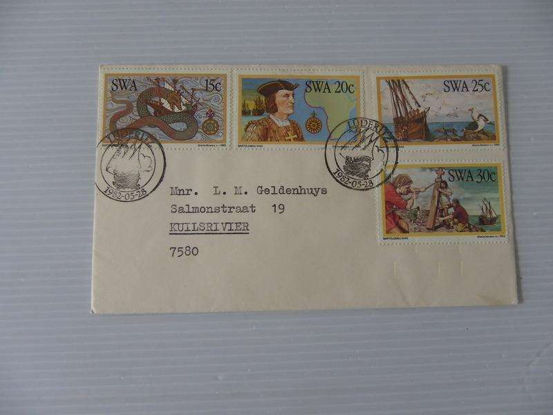 SWA 1.37 (1982) - Discoverers of SWA Private FDC with Official Cancel