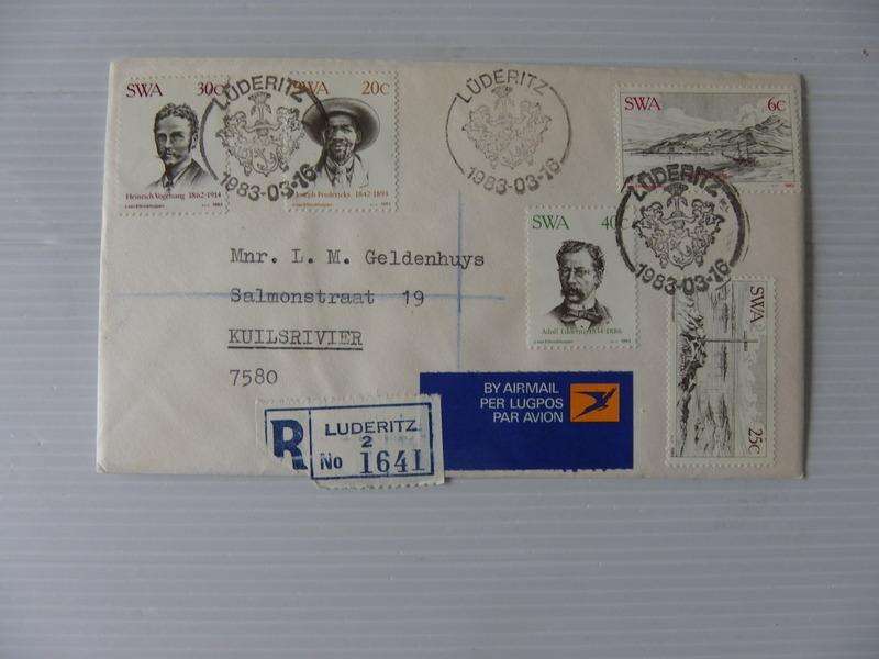 SWA 1.40 (1983) - Centenary of Luderitz Private FDC with Official Cancel