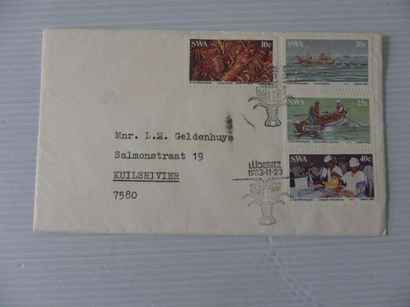 SWA 1.43 (1983) - Lobster Industry Private FDC with Official Cancel