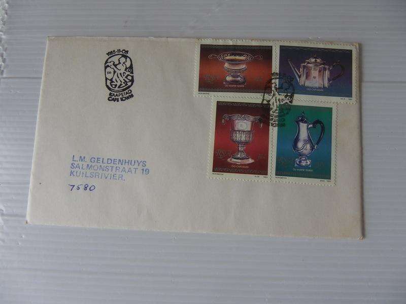 RSA 4.14 (1985) - Cape Silver Private FDC with Official Cancel