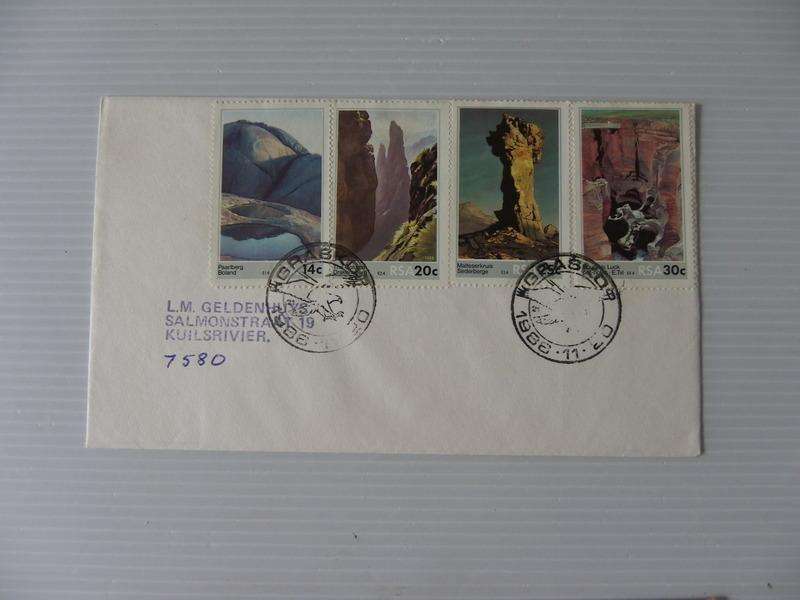 RSA 4.19 (1986) - Scenic Beauty Private FDC with Official Cancel