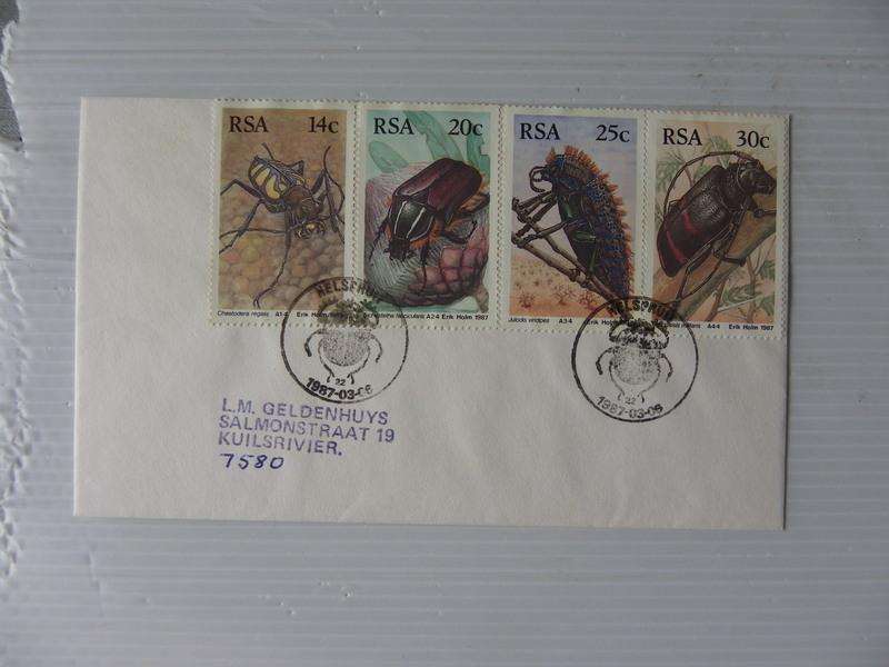 RSA 4.20 (1987) - SA Beetles Private FDC with Official Cancel