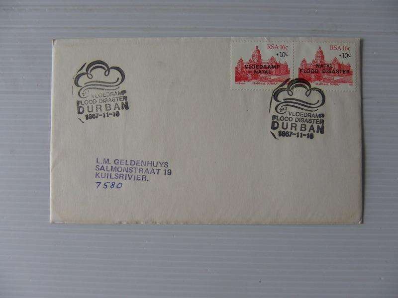 RSA 4.22.1 (1987) - Flood Disaster Private FDC with Official Cancel