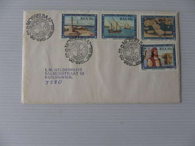 RSA 4.24 (1988) - 500th Anniversary of the Discovery of the Cape Private FDC with Official Cancel