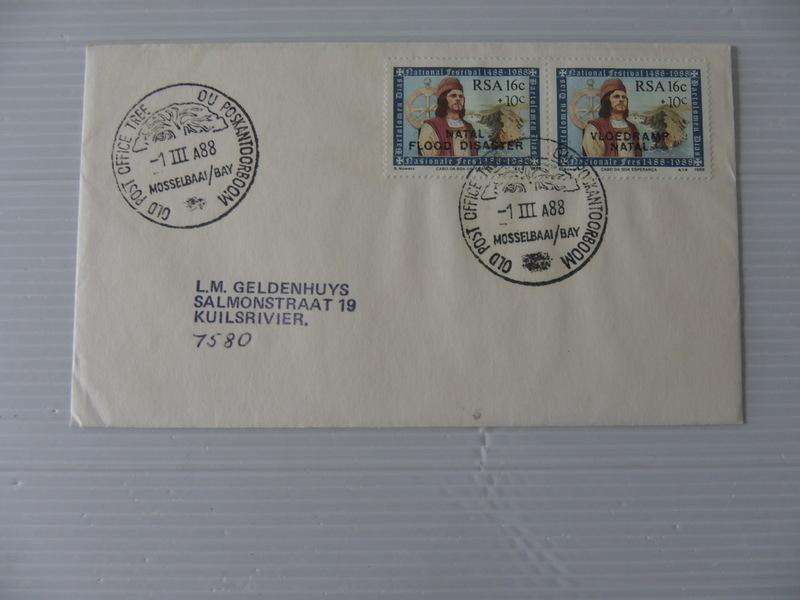 RSA 4.24.1 (1988) - 500th Anniversary of the Discovery of the Cape Flood Private FDC Old Postoffice