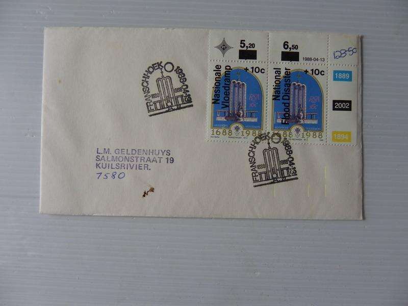 RSA 4.25.1 (1988) - Natal Floods Surcharge Private FDC with Official Cancel