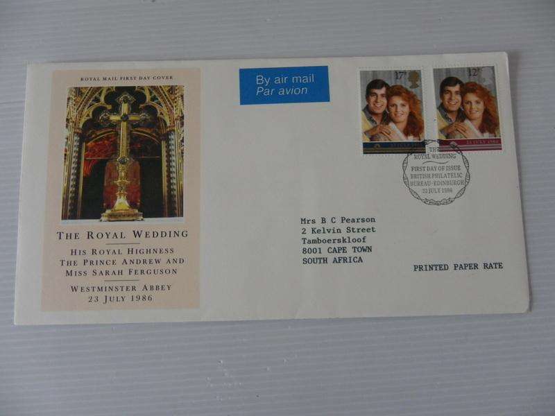 Great Britain (1986) - Royal Wedding Illustrated FDC