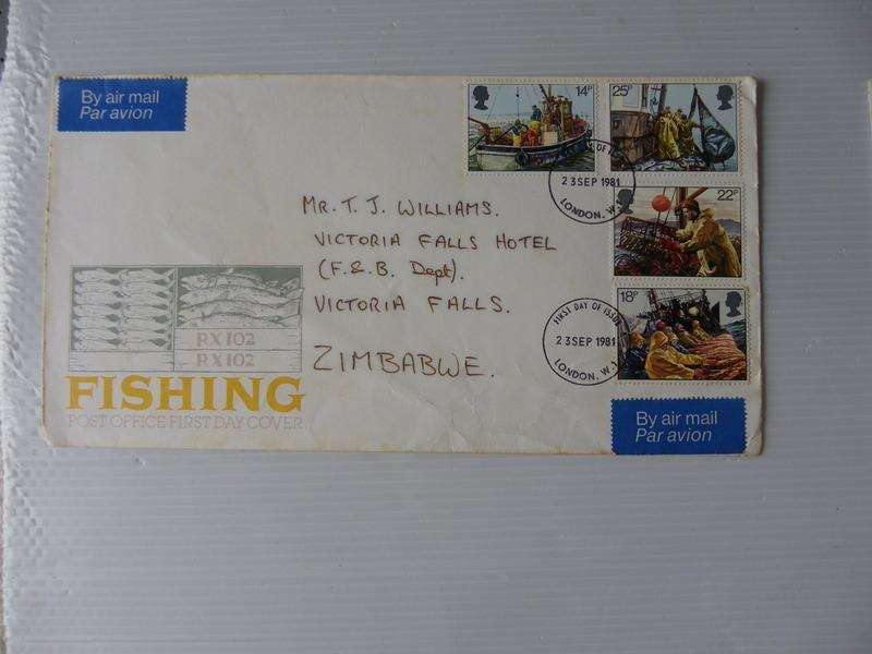 Great Britain (1981) - Fishing Illustrated FDC