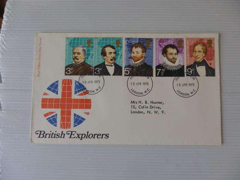 Great Britain (1973) - British Explorers  Royal Mail Illustrated FDC