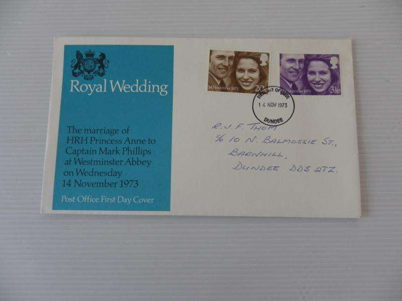 Great Britain (1973) - Royal Wedding Illustrated FDC