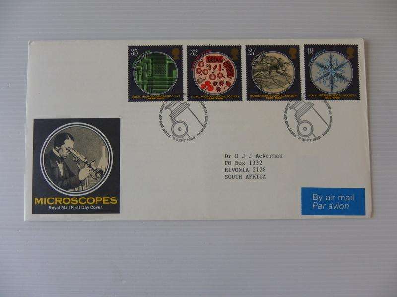 Great Britain (1989) - Microscopes Illustrated FDC