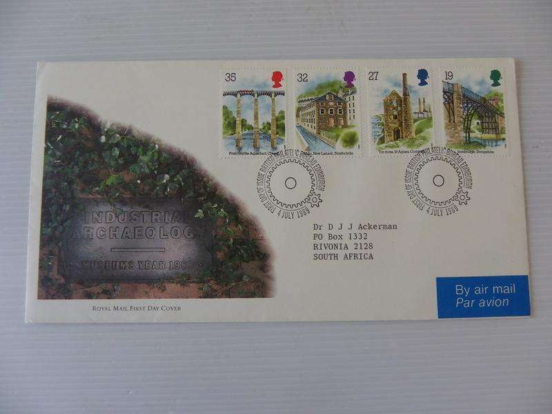 Great Britain (1989) - Industrial Archeologies Illustrated FDC