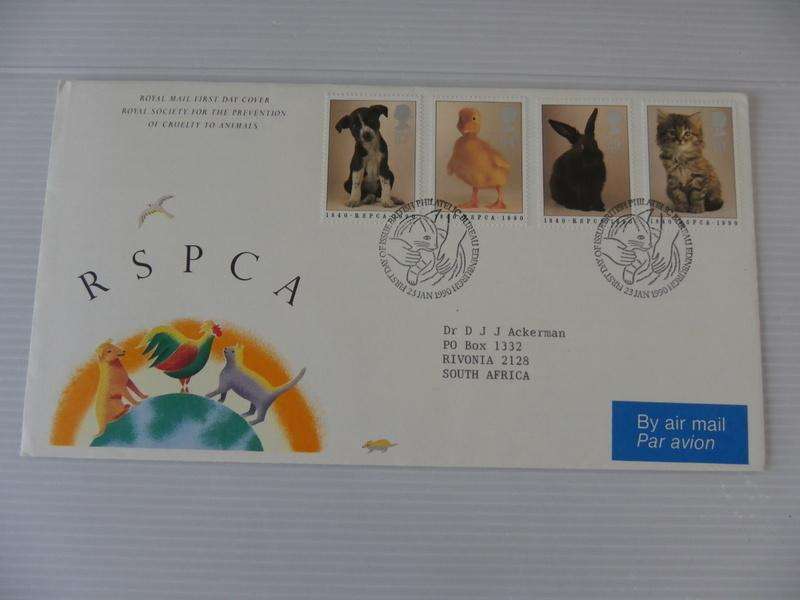Great Britain (1990) - The Royal SPCA Illustrated FDC