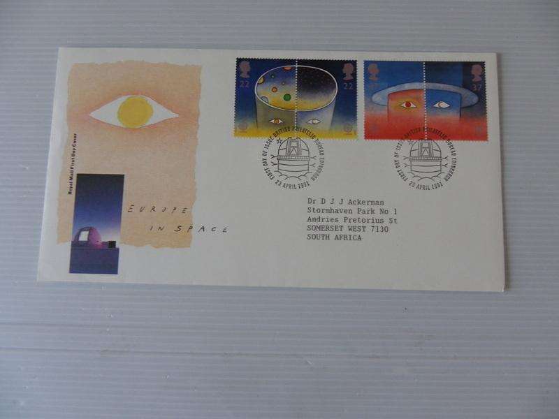 Great Britain (1991) - Europe in Space Illustrated FDC