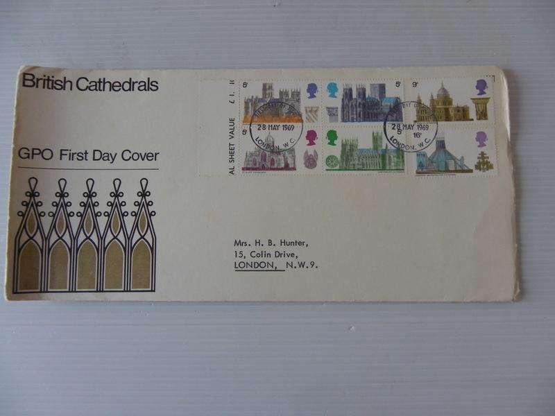 Great Britain (1969) - British Cathedrals Illustrated FDC