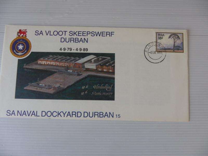 RSA (1989) - SA Navy #15 Durban Dockyard Illustrated FDC