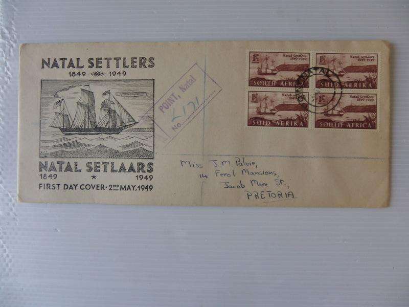 Union (1949) - Landing of the Settlers Illustrated FDC