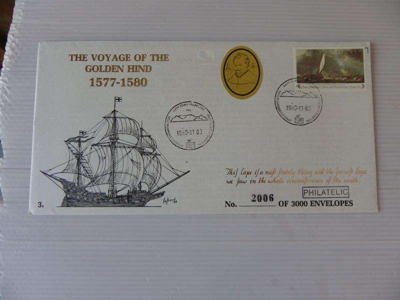 RSA (1980) - The Voyage of the Golden Hind Illustrated FDC