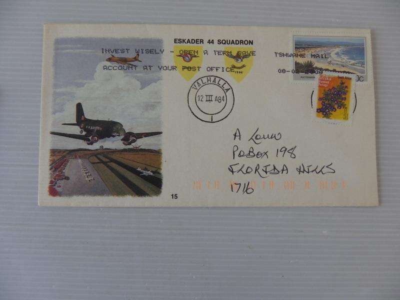 RSA (1984) - SAAF #15 Squadron 44 Illustrated FDC