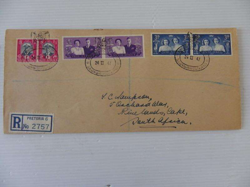 Union (1947) - Royal Visit Private FDC