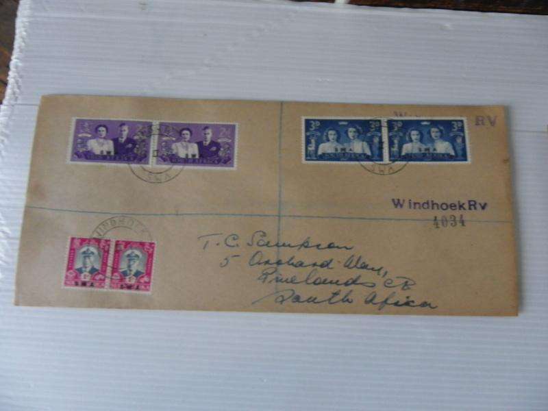 SWA (1947) - Royal Visit Private FDC