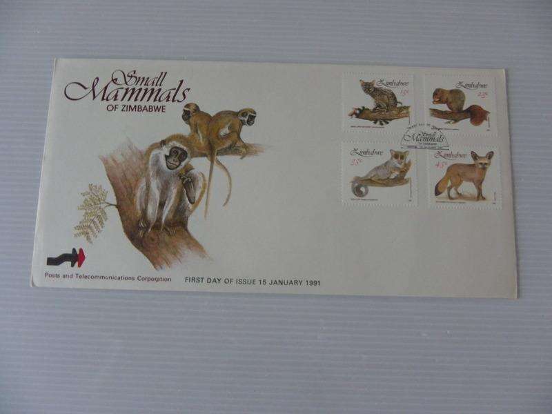 Zimbabwe (1991) - Small Mammals Illustrated FDC