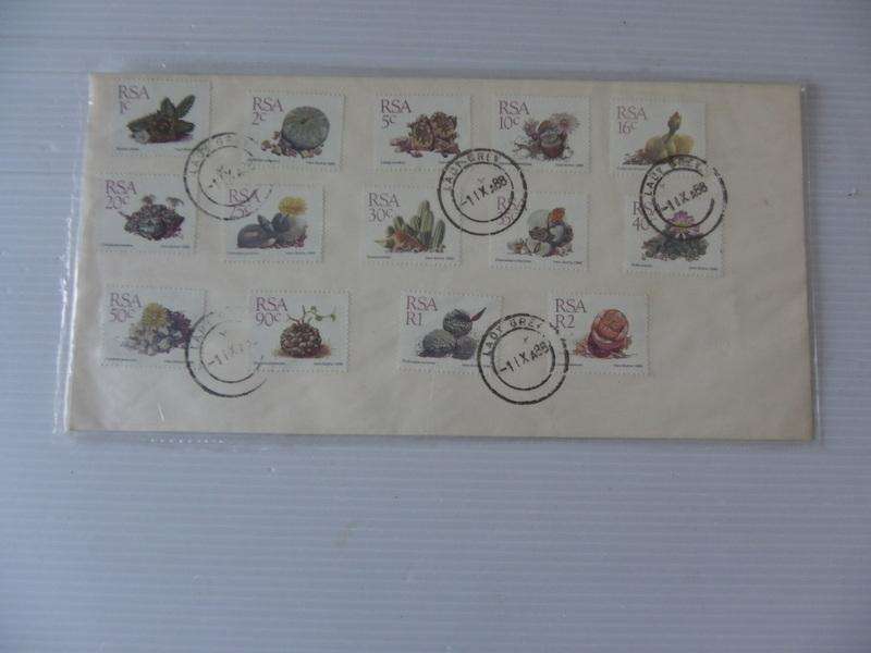 RSA 5th Definitive Series (1988) - Succulents Private FDC