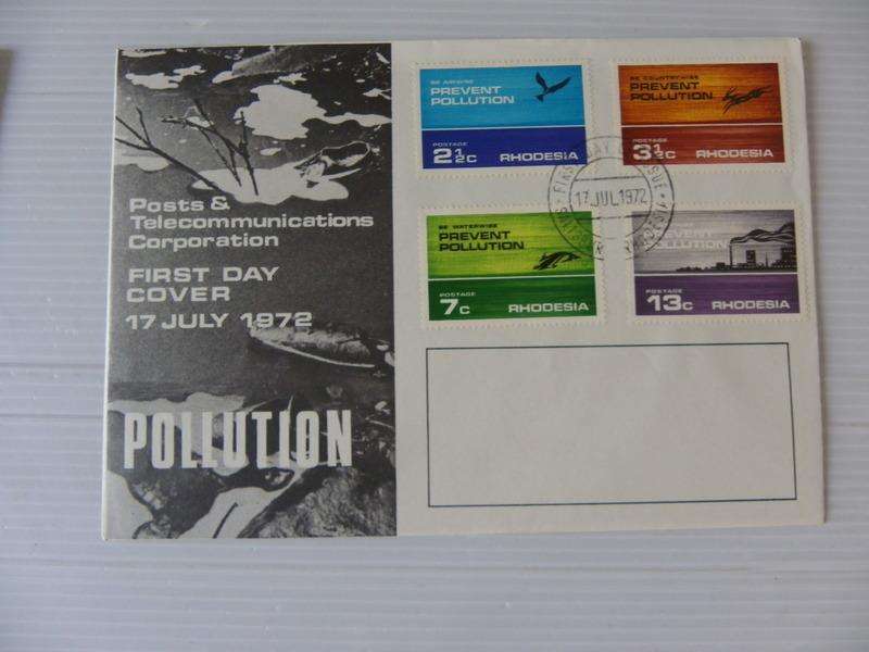 Rhodesia (1972) - Pollution Illustrated FDC