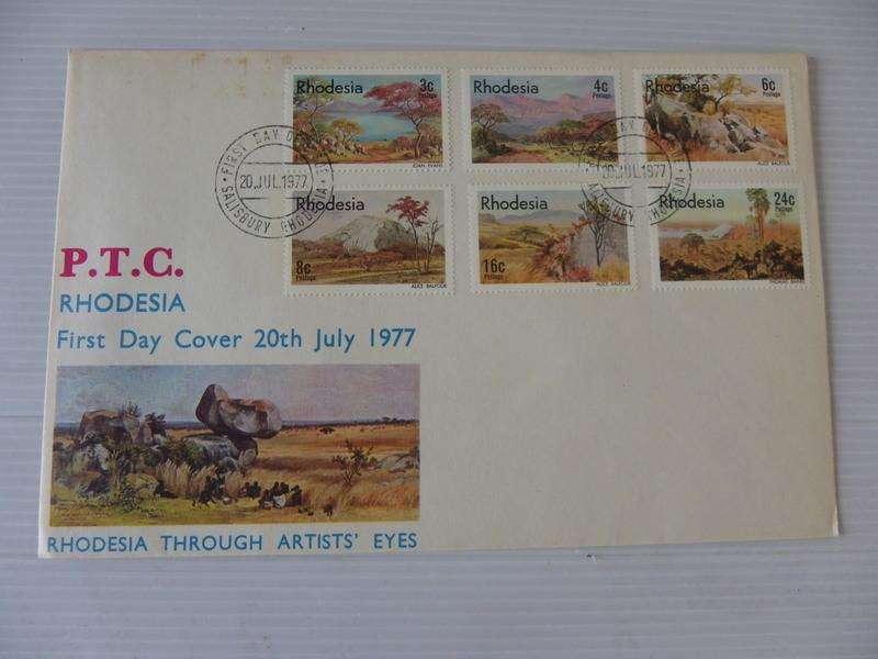 Rhodesia (1977) - Rhodesia Through Eyes of an Artist Illustrated FDC