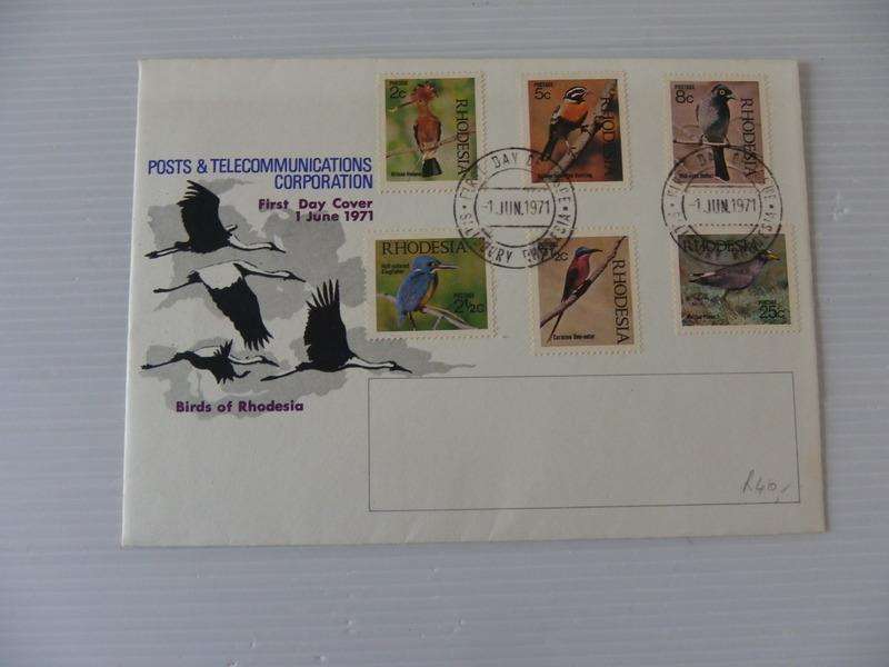 Rhodesia (1971) - Birds of Rhodesia Illustrated FDC