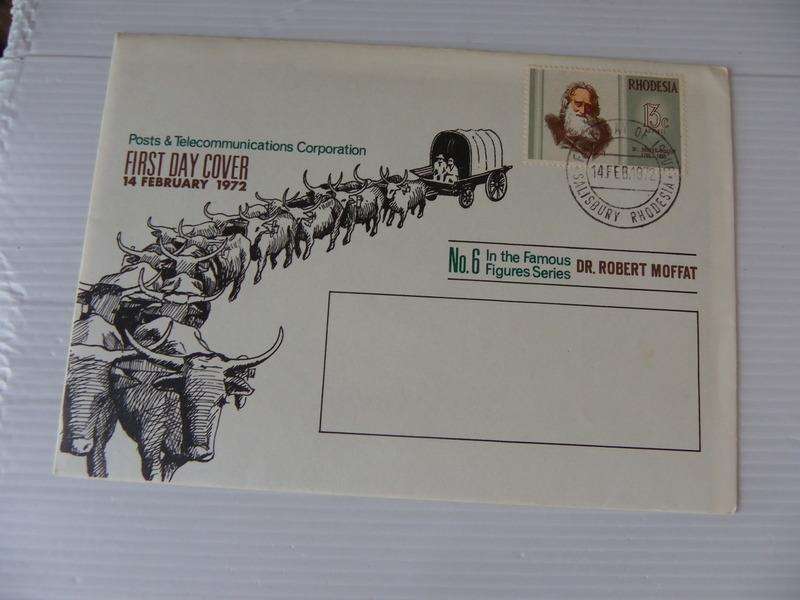 Rhodesia (1972) - Dr Robert Moffat Illustrated FDC